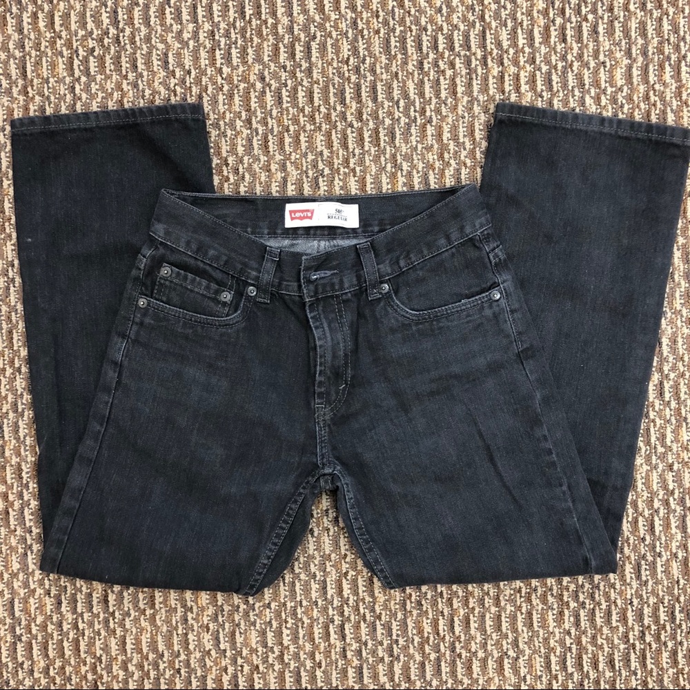 Levi's 505 Jeans, "Faded" Black  (27x27)
